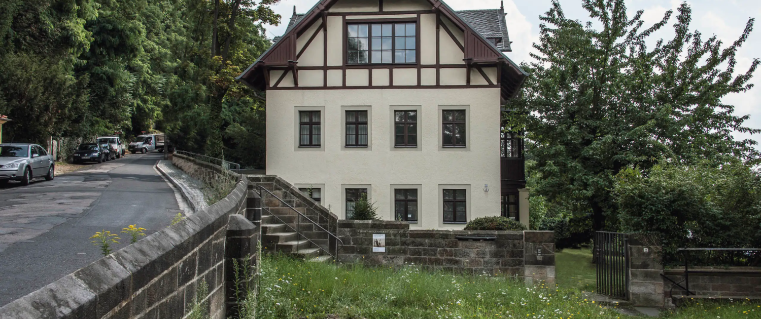 Das Josef-Hegenbarth-Archiv im Stadtteil Loschwitz